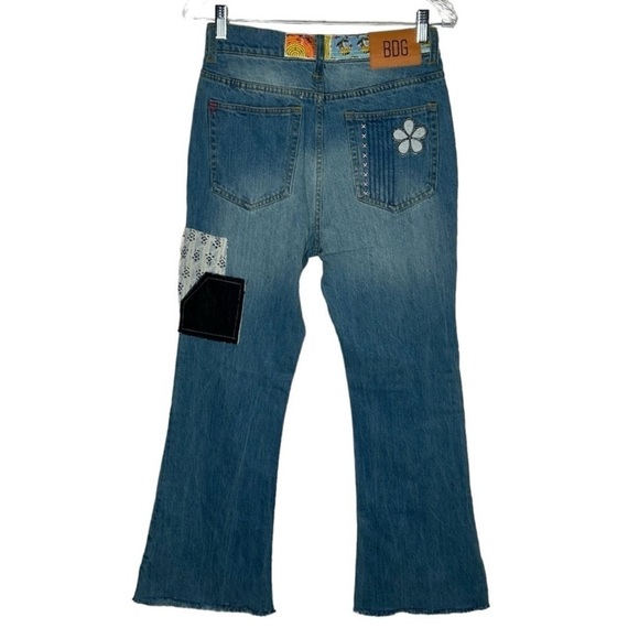 BDG High-Waisted Flare Jeans Indigo Craft NWT - Picture 4 of 15